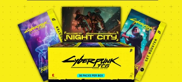 Caja de sobres de Cyberpunk TCG