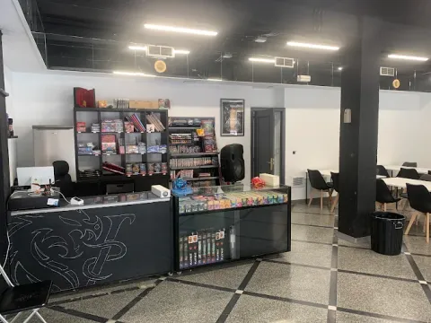 Mostrador y zona de juego