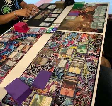 Partida de Magic en marcha