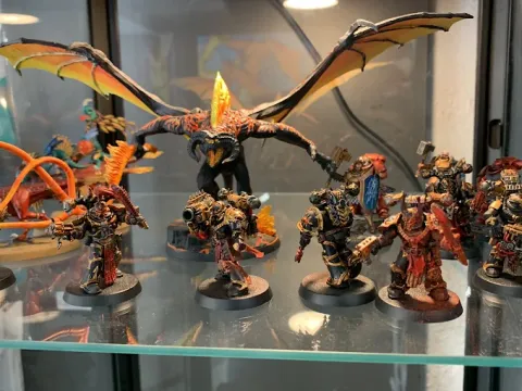 Vitrina de miniaturas